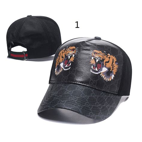 black tiger gucci hat.